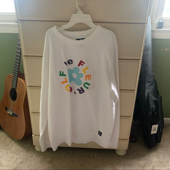 Golf Wang Other - Golf Wang x Converse Golf Le Fleur White Crewneck